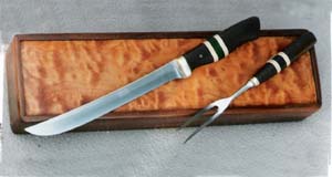 carving set with box
